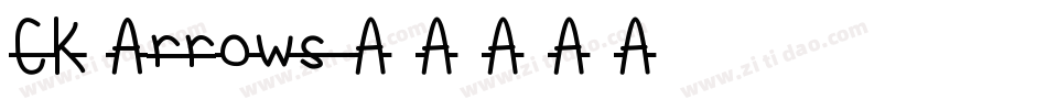 CK Arrows字体转换
